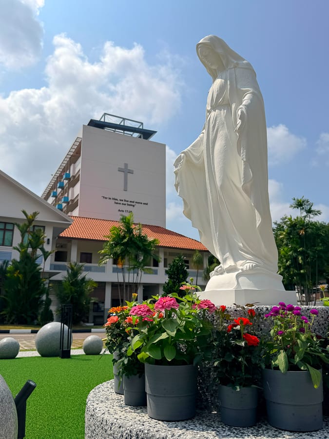 Opening of Rosary Garden